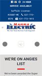Mobile Screenshot of marraelectric.com